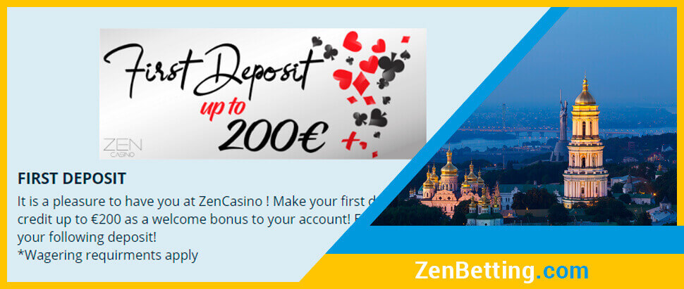 Бонуси онлайн казино Zen